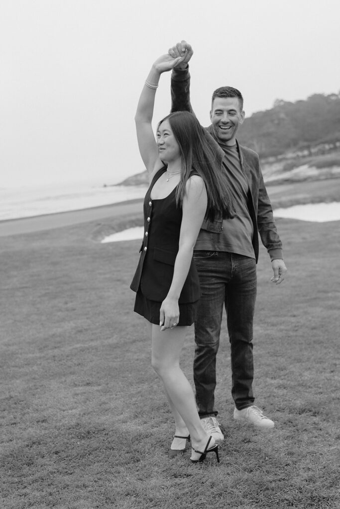 Surprise Pebble Beach Proposal