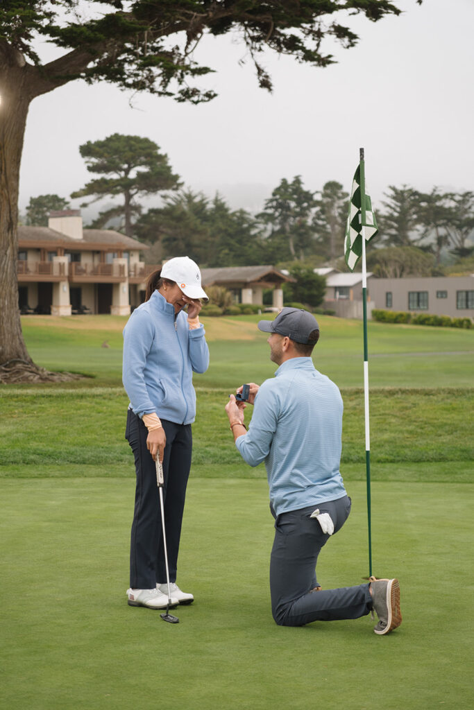 Surprise Pebble Beach Proposal